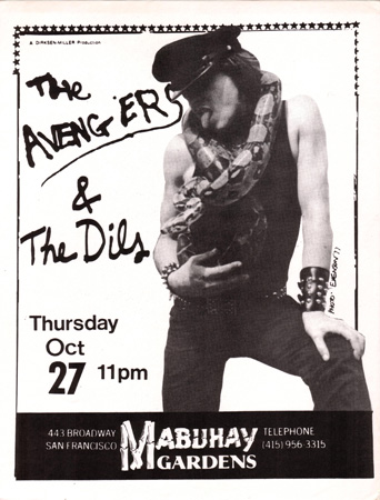 Avengers & the Dils at Mabuhay Gardens