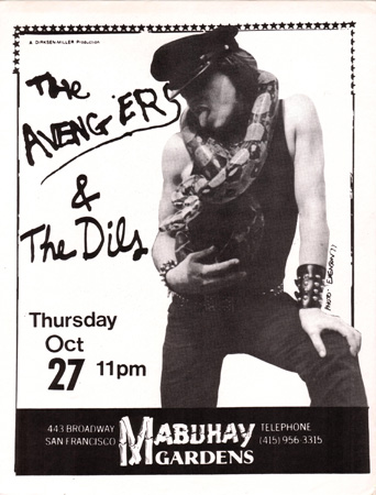 Avengers & the Dils at Mabuhay Gardens