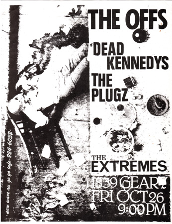 new wave au go go  the offs dead kennedys  1839 geary the extremes