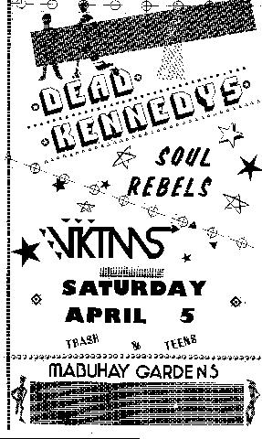 dead kennedys vktms soull rebels mabuhay gardesn